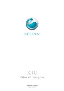 Sony Xperia X10 manual. Smartphone Instructions.